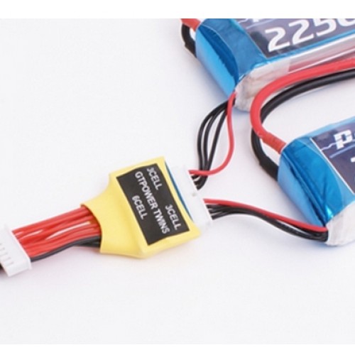 GT POWER Lipo battery balance Twin charger/Adapter Connector for 4S 2x2S GT035 