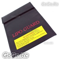 Fiber Li-Po Battery Safety Bag Fireproof LiPo Guard Black 23CM x 30CM (LG003-30BK)