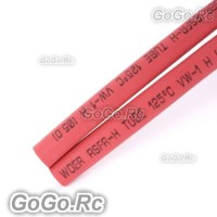 180cm x 5mm Colour Shrink Tubing - Red (CA006)