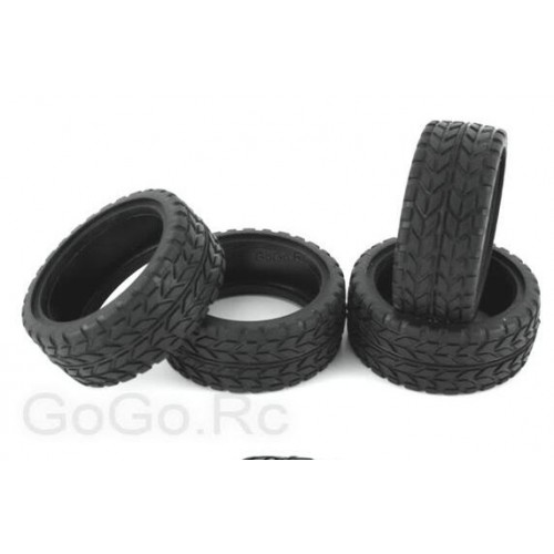  4 Pcs 1/10 RC on-road Car rubber high grip tires (6017)