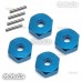 3 Set 7mm To 12mm Wheel Hex Adapter Hub Parts For WLtoys A949 A959 RC Car