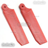 72.5mm Tail Blade Red For T-REX 500 PRO 500E ESP Helicopter - AH50035-RD