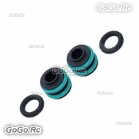 Steam 400 /420 Upgrade Feathering Shaft Damper Rubber and O-Ring for AK400 /420 RC Helicopter Green- AK4035L