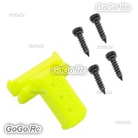 Steam 400 /420 Plastic Micro Servo Mount Yellow for AK400 /420 RC Helicopter - AK4055HL