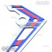 Steam 400 /420 Carbon Fiber Tail Vertical Fin White for AK400 /420 RC Helicopter - AK4066B