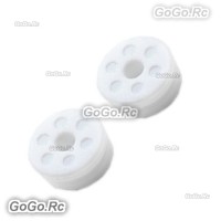 Steam 400 /420 Rubber Canopy Locking Ring Nuts White for AK400 /420 RC Helicopter - AK4072B