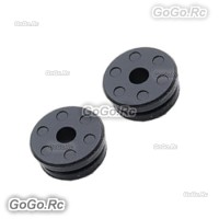 Steam 400 /420 Rubber Canopy Locking Ring Nuts Black for AK400 /420 RC Helicopter - AK4072H