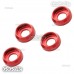 Steam 400 /420 Aluminum M2.5 Fuselage Spacer/ Main Frame Washer Red for AK400 /420 RC Helicopter - AK4073