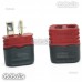 1 Pair Amass T Plug Deans Male & Female Connectors with Insulated caps