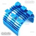 3-Piece Blue Aluminum Heatsink Top For 540 550 Motor Tamiya HSP Car RC EP (AX016BUx3)