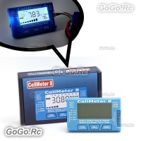 CellMeter 8 1-8S Battery Voltage Capacity Checker Discharger Backlight LiPo NiCd