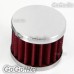 25mm RED MINI AIR INTAKE CRANKCASE BREATHER FILTER VALVE COVER VENT