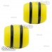 Steam 4-Piece 8mm Hole Silicone Landing Gear Nut Damper Yellow for Rc 600 700 Helicopter BZ8-2