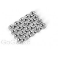 M2 Stainless Hex Nuts X20 Pcs (CA013)