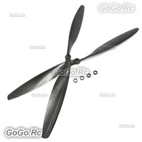 12x4.5 Carbon Fiber Propeller CW CCW 1245 CF Propeller For RC Drone Quadcoter