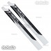 1 Pair 370mm Carbon Fiber Main Blade For ALZRC Devil X360 Gaui X3 Trex 450L Heli