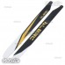 1 Pair 360mm  ALZRC Sport Carbon Fiber Main Blade - Yellow Black CFBSP-360-GD