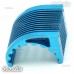 Aluminum CNC Heat Sink Radiator For 42mm Motor Castle 1515 XERUN - Blue