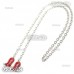 Metal Long Chain With Tow Shackle for Axial SCX10 TAMIYA CC01 RC4WD D90 D110
