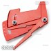 CNC Aluminum Suspension Ride Height & Camber Gauge Tool for 1/10 RC Car RED