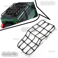 Elastic Luggage Net W/Hook for 1/10 SCX10 D90 TRX4 RC Truck Roof Rack Crawler BK