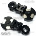 2 Pcs Black Invisible Body Shell Post Column Mount Strong Magnet For 1/10 RC Car