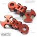 2 Pcs Red Invisible Body Shell Post Column Mount Strong Magnet For 1/10 RC Car