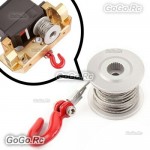 Aluminum Winch Drum and Line for RC Rock Crawler 25T Servo Winch Upgrade