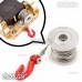 2 Pcs Aluminum Winch Drum and Line for RC Rock Crawler 25T Servo Winch Upgrade