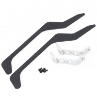 ALZRC - Devil 450 Metal Carbon Fiber Landing Skid Set For Devil 450 465 480 Helicopter D45F16A