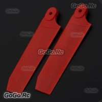 ALZRC 75mm Tail Rotor Blade For Devil 380 FAST / 420 FAST / 500 ESP / 500 Pro RC Helicopter - Red 