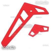 ALZRC Red Painting Vertical Horizontal Stabilizer For Devil X360 Gaui X3 RC Heli