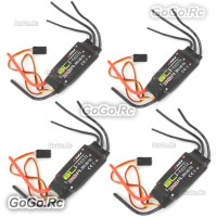 4x Emax BLHeli Series 30A ESC Speed Controller 2A 5V BEC for Multicopters Drone