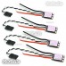 4 Pcs EMAX D-SHOT Bullet Series 15A 2-4S BLHELI_S ESC 3.5g Support Onshot42 for130 150  Racing Drone 