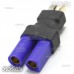EC5 Female to T-Plug Male (Deans Style) Adapter Connector Ultra Compact For RC