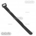 10 x 210mm Battery Self-Adhesive Strap Reusable Cable Tie Wrap hook loop Black