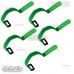 5 Pcs 210mm Battery Self-Adhesive Strap Reusable Cable Tie Wrap hook loop Green