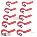 10 Pcs 210mm Battery Self-Adhesive Strap Reusable Cable Tie Wrap hook loop Red