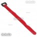 10 Pcs 210mm Battery Self-Adhesive Strap Reusable Cable Tie Wrap hook loop Red