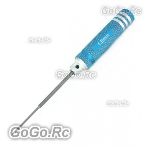 2 Pcs 1.5 Hexagon Screwdriver Tool Best Quality Hard Steel Blue For RC Hobby