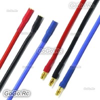3 Pcs 3.5mm Bullet Connector Male-Female Extension Wire 14AWG 20CM For Rc Motor