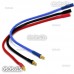 12 Pcs 3.5mm Bullet Connector Male-Female Extension Wire 14AWG 20CM For Rc Motor