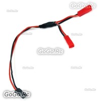 1 Male JR Servo Plug to JST 2 Female Y Plug Wire Splitter Cable For RC Models