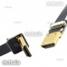 20cm FPV HDMI Type A Male to Down Angled 90 Degree HDMI Male HDTV FPC Flat Cable