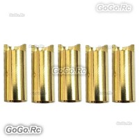 5 Pcs 5.5 mm Female Gold Bullet Connector for Battery Motor Esc