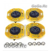 4 Pcs GT POWER RC Car Dynmaic Wheel Light LED Set Red (GT004RD)