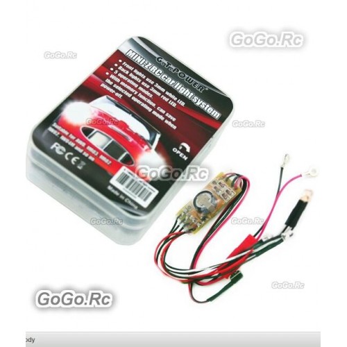 GT POWER MINI-Z 4 LED RC 1/28 car light system for AWD MR03 IW02 IW04M - GT021
