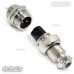 1 Set 12mm 2 Pin Aviation Plug Male & Female Wire Panel Metal Connector GX12-2