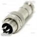 10 Set 12mm 5 Pin Aviation Plug Male & Female Wire Panel Metal Connector GX12-5