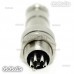 1 Set 12mm 6 Pin Aviation Plug Male & Female Wire Panel Metal Connector GX12-6